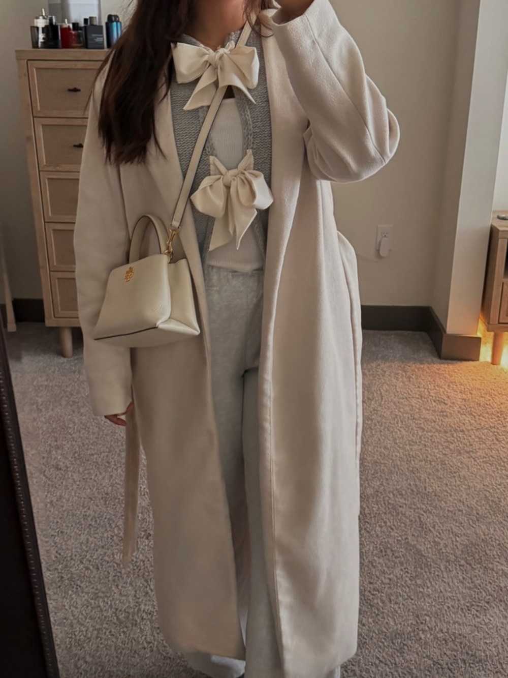 H&M Soft Cream Coat